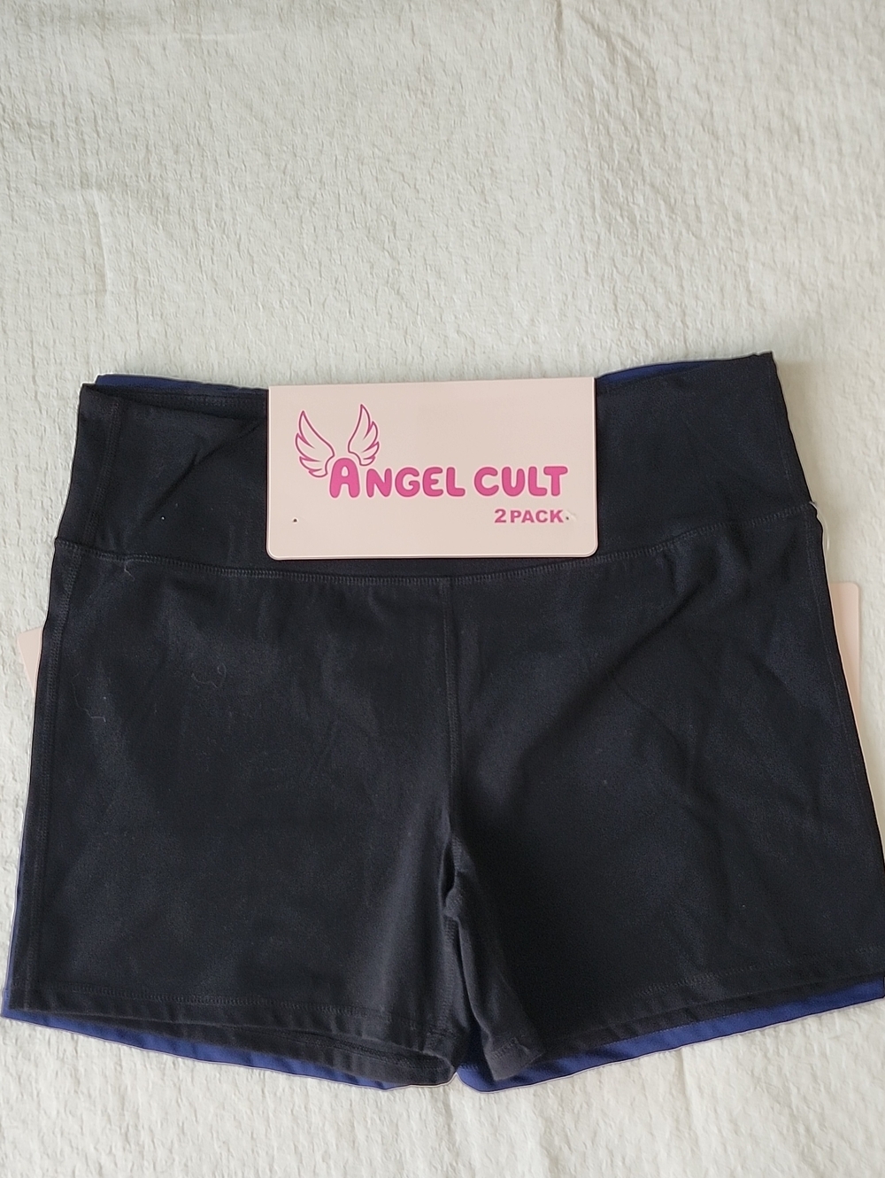 Angel Cult Navy Blue & Black Lounge Shorts 2-Pack Plus Size 3XL NWT